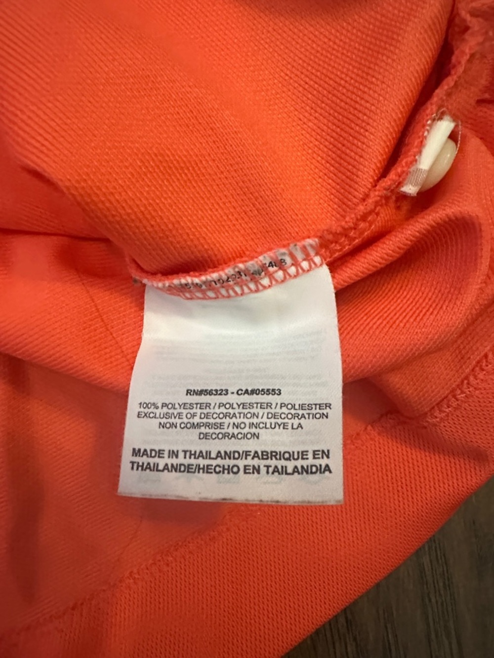 Nike Women’s S Coral Dri-Fit Button Collar Golf Short Sleeve Polo - Picture 7 of 8